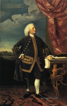  New Oil Painting - Jeremiah Lee colonial New England Portraiture John Singleton Copley